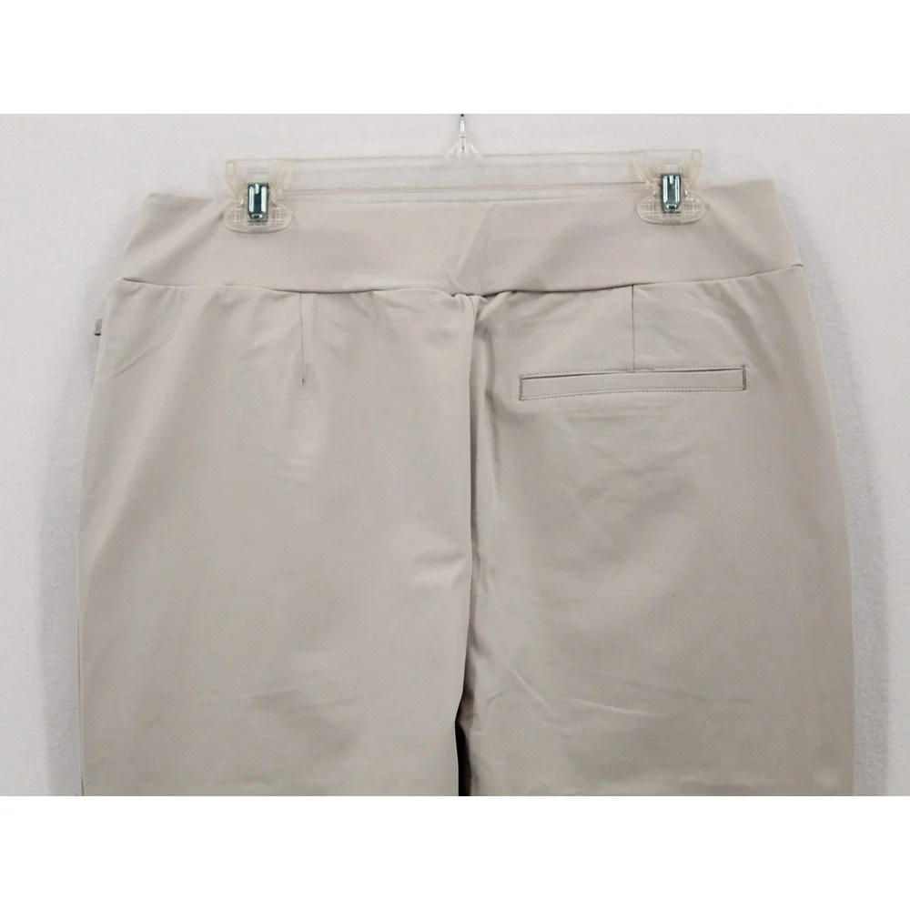 Halara Mid Rise Golf Pants Large Gray Pull On Straight Leg NWT Gorpcore